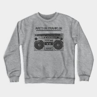 Aretha Franklin / Hip Hop Tape Crewneck Sweatshirt